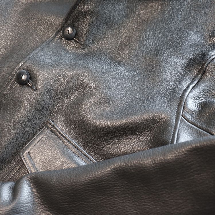 DAPPER'S ダッパーズ 1743 30’s Style A-1 Type Goatskin Leather Jacket 30年代スタイル ゴートスキンレザージャケット