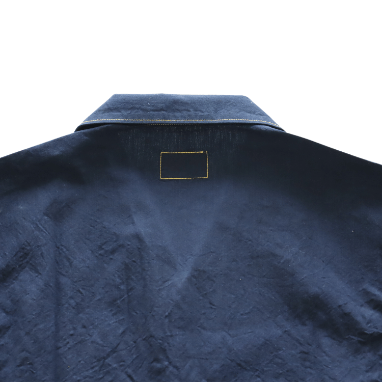 Mister Freedom ミスターフリーダム SC39668 Indigo×Black Chambray”WATERTOWN”Shirt インディゴxブラックシャンブレー ”ウォータータウン”シャツ 半袖シャツ メンズ シャンブレーシャツ
