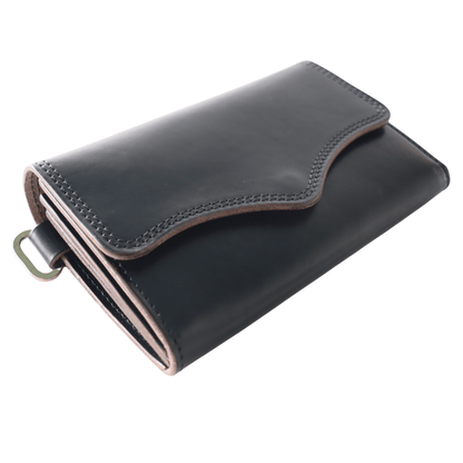 ART BROWN VGC00002NJ Chromexcel Wallet Bag - Men's Chromexcel Leather Wallet with Large Storage Capacity