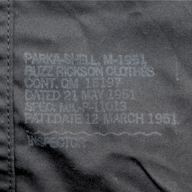 BUZZ RICKSON'S バズリクソンズ BR14969 WILLIAM GIBSON COLLECTION Type BLACK M-51 PARKA ウィリアムギブソンコレクション ブラックM-51パーカー M-51 フィールドパーカー モッズコート