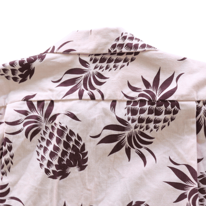 SUN SURF サンサーフ SS29580 L/S CORDUROY OPEN SHIRT “DUKE'S PINEAPPLE” 長袖 アロハシャツ デューク・カハナモク パイナップル コットン100%