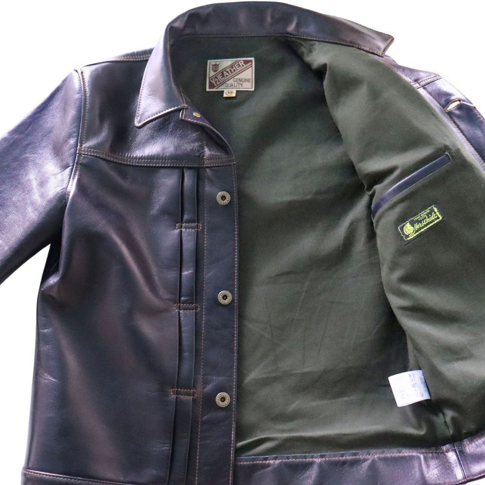 Y'2 LEATHER ワイツーレザー INDIGO HORSE 1st Type JACKET インディゴホース ファストタイプ ジャケット IB-140