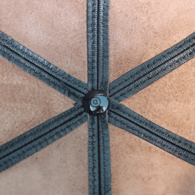 JELADO ジェラード AB12750 JELADO×BRUNEL＆Co.HATMAKERS B.B.CAP ブルーネルハットメイカーズ 茶芯ホースハイドレザーベースボールキャップ