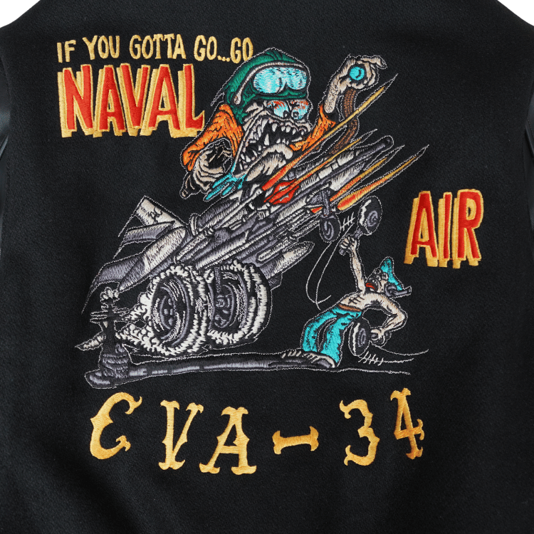 WHITESVILLE ホワイツビル WV15967 30oz. WOOL MELTON AWARD JACKET “NAVAL AIR CVA-34” 30オンス ウールメルトン アワードジャケット スタジャン アメカジ