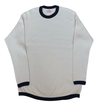 CUSHMAN クッシュマン 26392 BIG WAFFLE TWO TONE LONG TEE ビッグワッフル ツートンロングT アメカジ ワッフルT