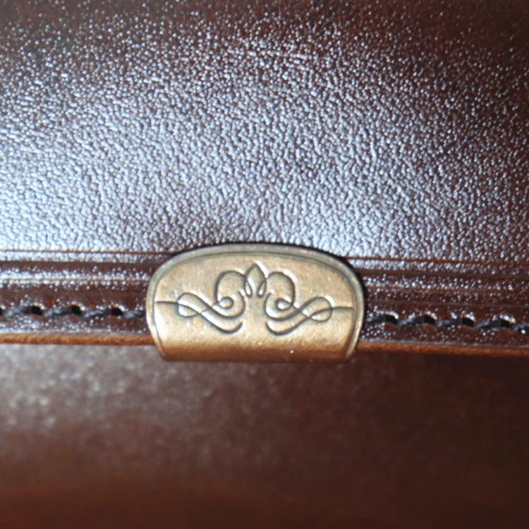 池之端銀革店 Dual DCr-1040 サドルプルアップ コンパクトウォレット ミニ財布