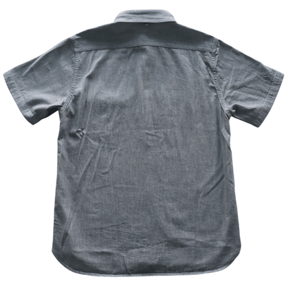 ORGUEIL OR-5107S Denim Shawl Collar Short-Sleeved Shirt Classic Short-Sleeved Shirt Shawl Collar Shirt 7oz Denim