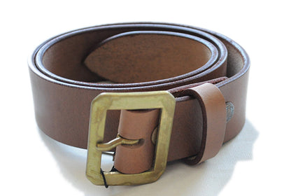 ART BROWN アートブラウン VGB40142AB クロムエクセルレザー 40mm幅 真鍮バックル ギャリソンベルト プルアップレザー ゴールド ホーウィン社  オイルドレザー グッズ ベルト 日本製
