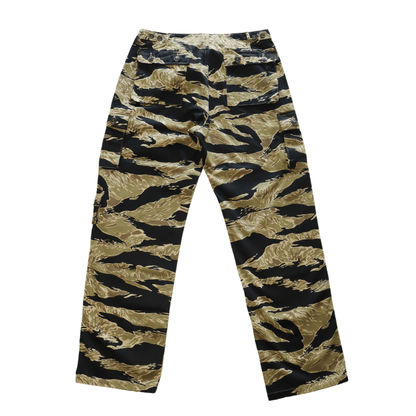 BUZZ RICKSON'S BR42502 GOLD TIGER STRIPE TROUSERS SHORT LENGTH Cargo Pants Camouflage Tiger Camo