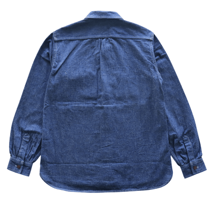 ORGUEIL OR-5127 Shawl Collar Denim Work Shirt - Classic Shirt, 1930s Style, Shawl Collar Shirt, Denim Shirt, Work Shirt