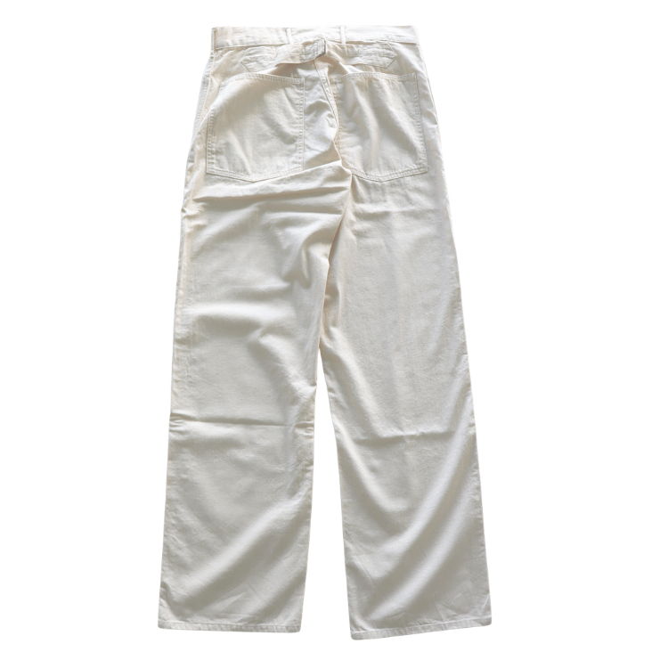 BUZZ RICKSON'S BR42635 TROUSERS, WORKING, WHITE TWILL Army Trousers, Denim Trousers, Work Pants, Military
