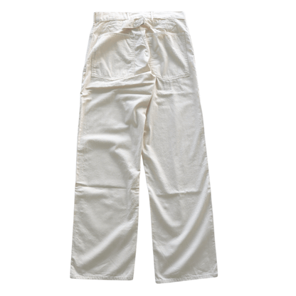 BUZZ RICKSON'S BR42635 TROUSERS, WORKING, WHITE TWILL Army Trousers, Denim Trousers, Work Pants, Military