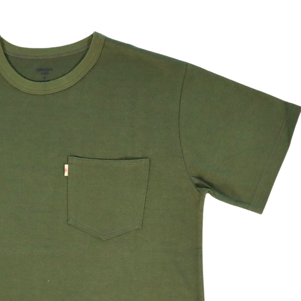 MOMOTARO JEANS 桃太郎ジーンズ MXTS1016 ZIMBABWE COTTON BOXPOCKETS/S T-SHIRT ジンバブエコットン  ボックスポケット 半袖Tシャツ