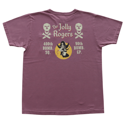 BUZZ RICKSON'S BR79711 S/S POCKET T-SHIRT "JOLLY ROGERS" Pocket T-shirt Jolly Rogers Short-sleeved T-shirt T-shirt Military T-shirt Printed T-shirt