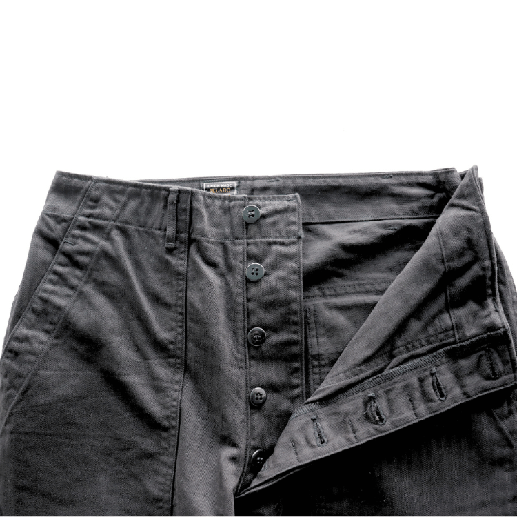 JELADO CT03347 HBT Baker Pants, Herringbone Twill, Men's Work Pants, Military M-47 Pants