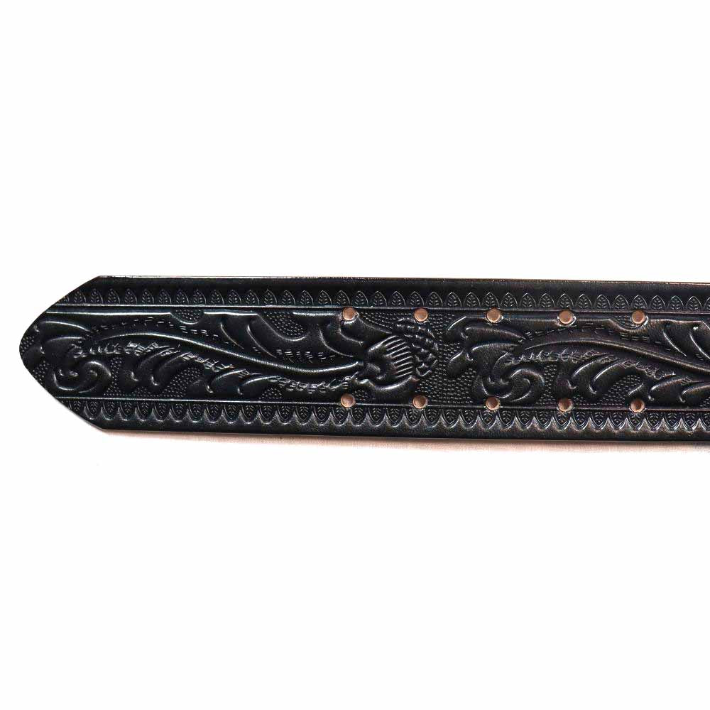 ATTRACTIONS アトラクションズ × ACE WESTERN BELTS Special Collaboration Belts  エースウエスタンベルト スペシャルコラボレーションベルト A20032 スタッズベルト