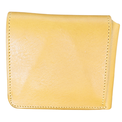 池之端銀革店 Cramp Cr-158 イタリアンシュリンクレザー Wフラップ 二つ折り財布