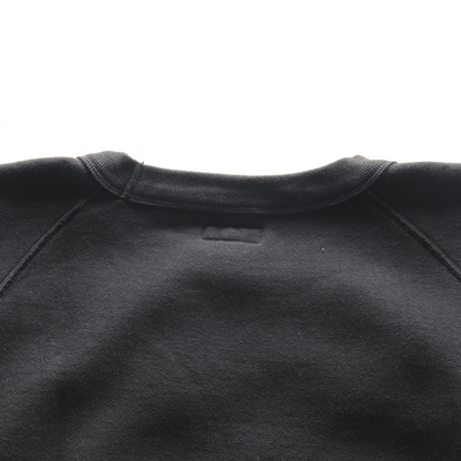 DAPPER'S ダッパーズ 1811 Binder Crew Neck Sweat Flocky Print Design Model バインダークルーネックスウェット フロッキープリントデザインモデル