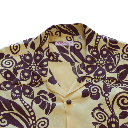 SUN SURF SS39616 S/S RAYON HAWAIIAN SHIRT "PICTOGRAPH FLOWER" Rayon Hawaiian Shirt, Pictograph Flower, Hawaiian Shirt, Aloha Shirt, Hawaiian Flowers, Short Sleeve Shirt