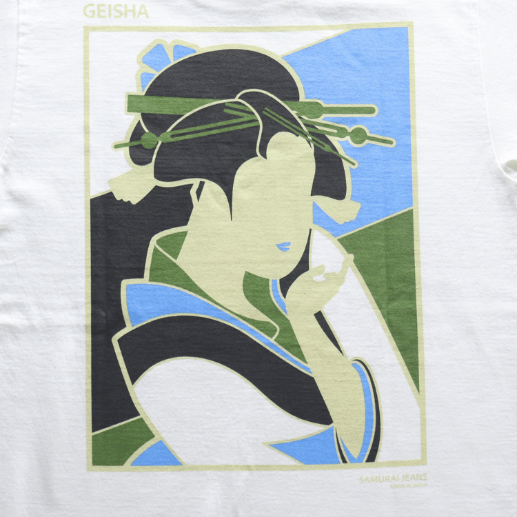 SAMURAI JEANS SJST26-103 Heavyweight T-shirt Short Sleeve T-shirt Print T-shirt