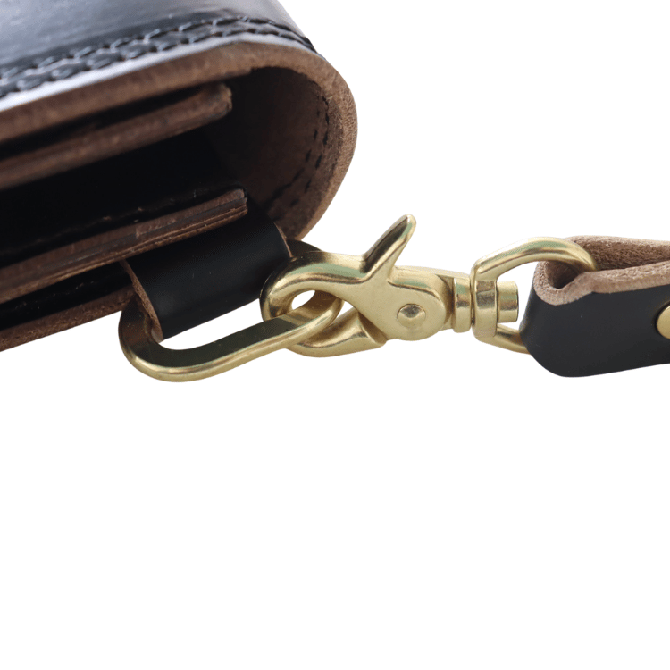 ART BROWN VGC00002NJ Chromexcel Wallet Bag - Men's Chromexcel Leather Wallet with Large Storage Capacity