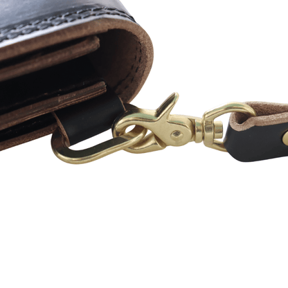 ART BROWN VGC00002NJ Chromexcel Wallet Bag - Men's Chromexcel Leather Wallet with Large Storage Capacity