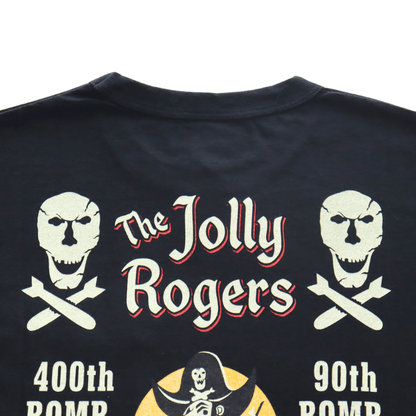 BUZZ RICKSON'S BR79711 S/S POCKET T-SHIRT "JOLLY ROGERS" Pocket T-shirt Jolly Rogers Short-sleeved T-shirt T-shirt Military T-shirt Printed T-shirt