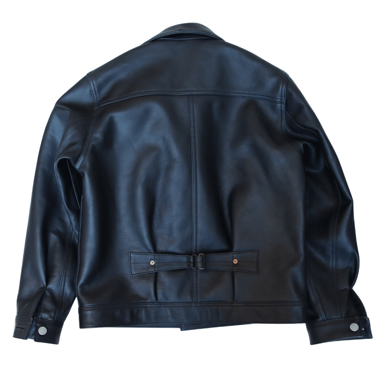 Y'2 LEATHER ワイツーレザー SHB-163 HORSE SUMI DYED HORSE '50s TYPE II JEAN JACKET 墨染ホース50sタイプ2ジーンジャケット レザージャケット Gジャンモデル 馬革