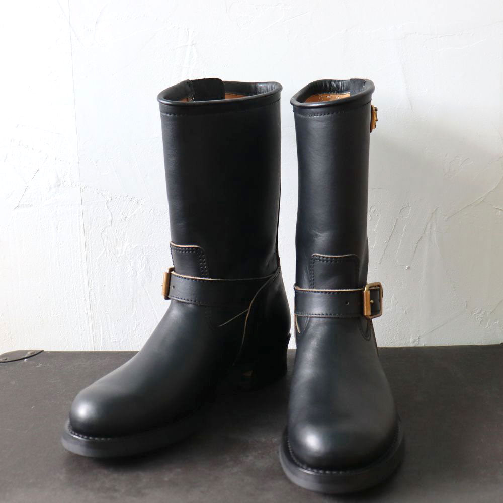 Y'2 LEATHER ワイツーレザー SHB-01 SUMI DYED HORSE Engineer Boots 墨黒ホース エンジニアブーツ