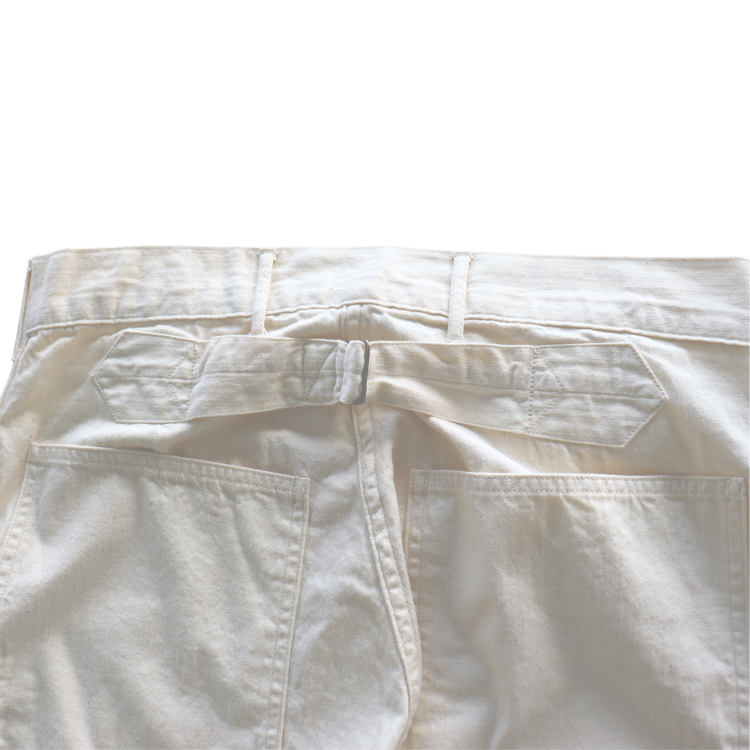 BUZZ RICKSON'S BR42635 TROUSERS, WORKING, WHITE TWILL Army Trousers, Denim Trousers, Work Pants, Military