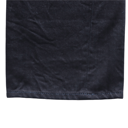 SAMURAI JEANS S0510XX-BOB AOKI TOUEI (Blue Sword Shadow) 15oz Black on Blue 510 Model Jeans, Denim Pants, Aoki Touei Series Original Denim