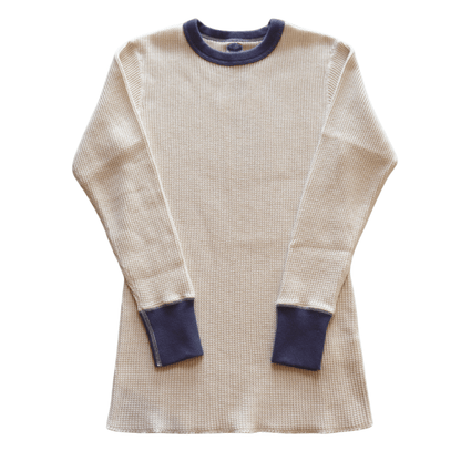 JELADO ジェラード AB23210 Mega Thermal Crew Neck 2tone メガサーマル クルーネック ツートン Tシャツ トップス 長袖 ミリタリー 防寒 保温 サーマルワッフル
