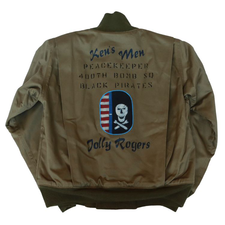 BUZZ RICKSON'S バズリクソンズ BR15995 TYPE TANKERS SLASH POCKET BUZZ RICKSON MFG.CO. 90th BOMB GROUP JOLLY ROGERS タンカース スラッシュポケット 第90爆撃航空群 ジョリーロジャース ミリタリー ジャケット U.S.ARMY