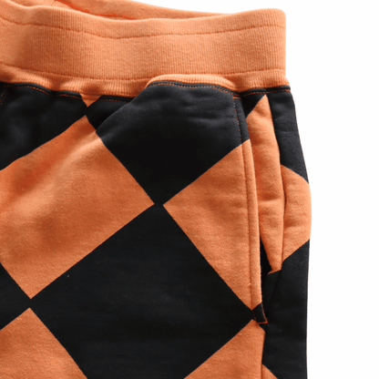 BUZZ RICKSON'S BR52658 LINE CREWMAN SWEAT SHORTS Men's Diamond Pattern