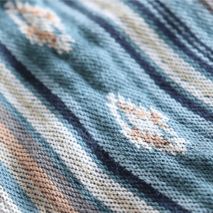 DELUXEWARE デラックスウエア 7649C NATIVE BORDER ネイティブボーダー ヘビーネルシャツ