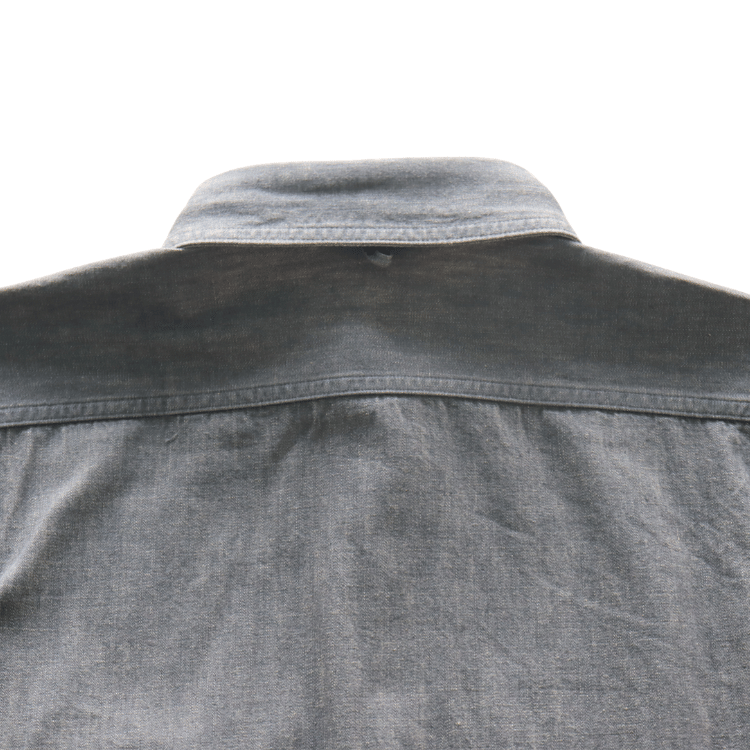 ORGUEIL OR-5107S Denim Shawl Collar Short-Sleeved Shirt Classic Short-Sleeved Shirt Shawl Collar Shirt 7oz Denim