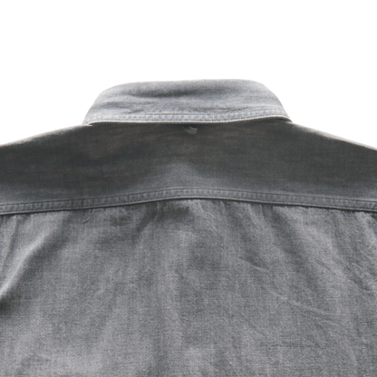 ORGUEIL OR-5107S Denim Shawl Collar Short-Sleeved Shirt Classic Short-Sleeved Shirt Shawl Collar Shirt 7oz Denim