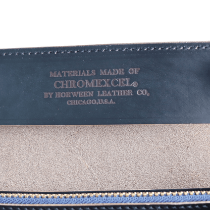 ART BROWN Long Wallet in Horween Chromexcel, Chicago, made from oiled Horween Chromexcel leather (VGW00143AB). Double-stitched. Made in Japan.
