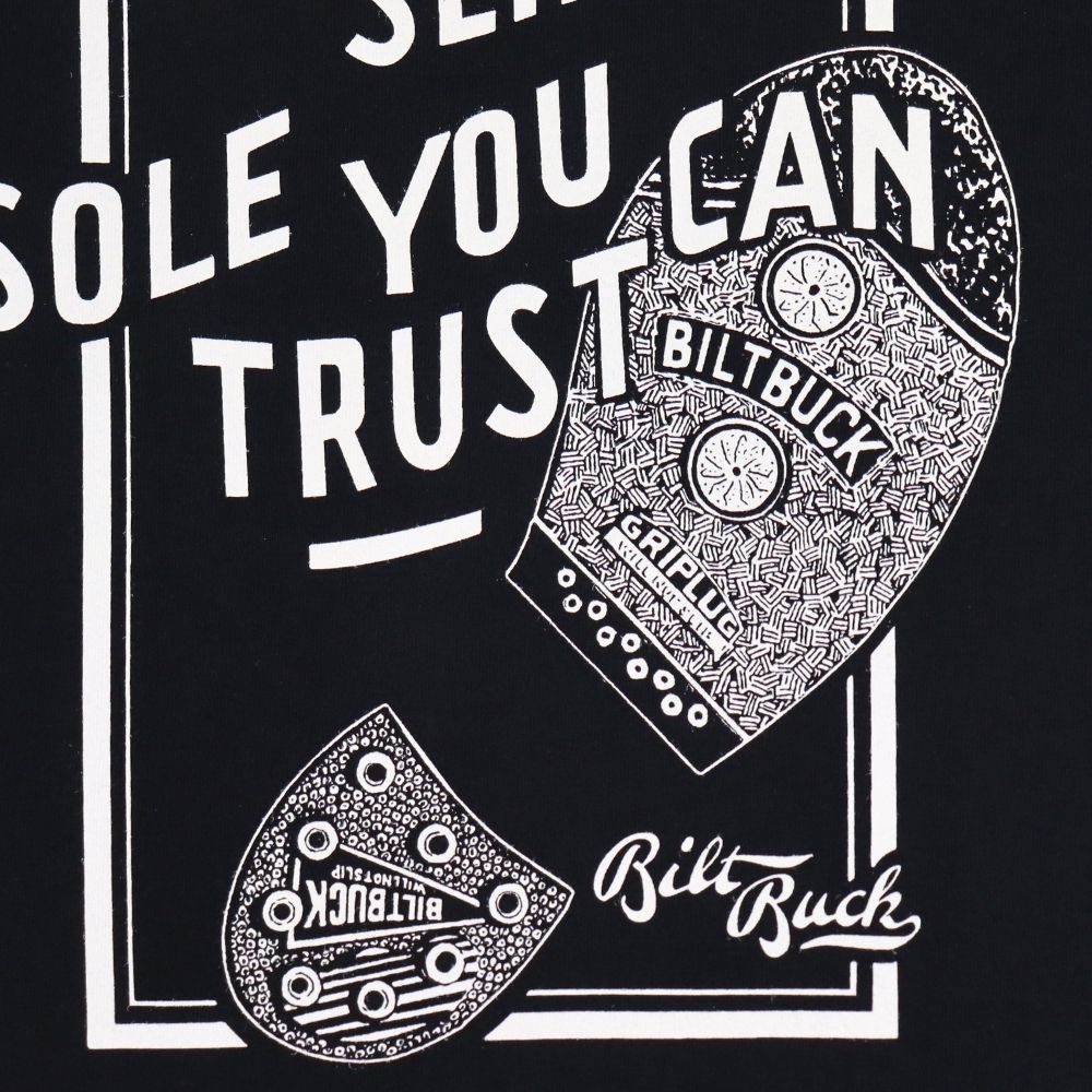 ATTRACTIONS アトラクションズ × MASA SCULP AM0006 マサスカルプ コラボ デザイン プリントTシャツ Biltbuck Boots Sole Tee