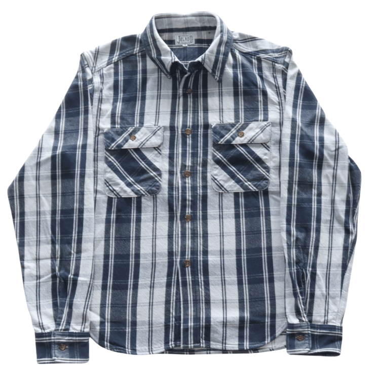 JELADO ジェラード JP12106 Unionworkers Shirt Short ユニオンワーカーズシャツ ショート ネルシャツ