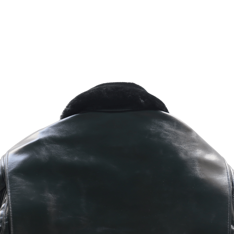 BUZZ RICKSON'S バズリクソンズ BR80655 WILLIAM GIBSON COLLECTION Type BLACK AN-J-3A HORSEHIDE MODELウィリアムギブソンコレクション ブラックAN-J-3A ホースハイドモデル