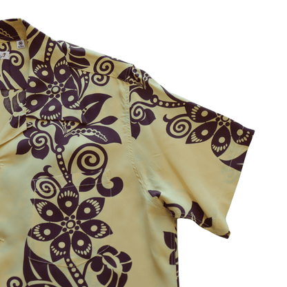 SUN SURF SS39616 S/S RAYON HAWAIIAN SHIRT "PICTOGRAPH FLOWER" Rayon Hawaiian Shirt, Pictograph Flower, Hawaiian Shirt, Aloha Shirt, Hawaiian Flowers, Short Sleeve Shirt