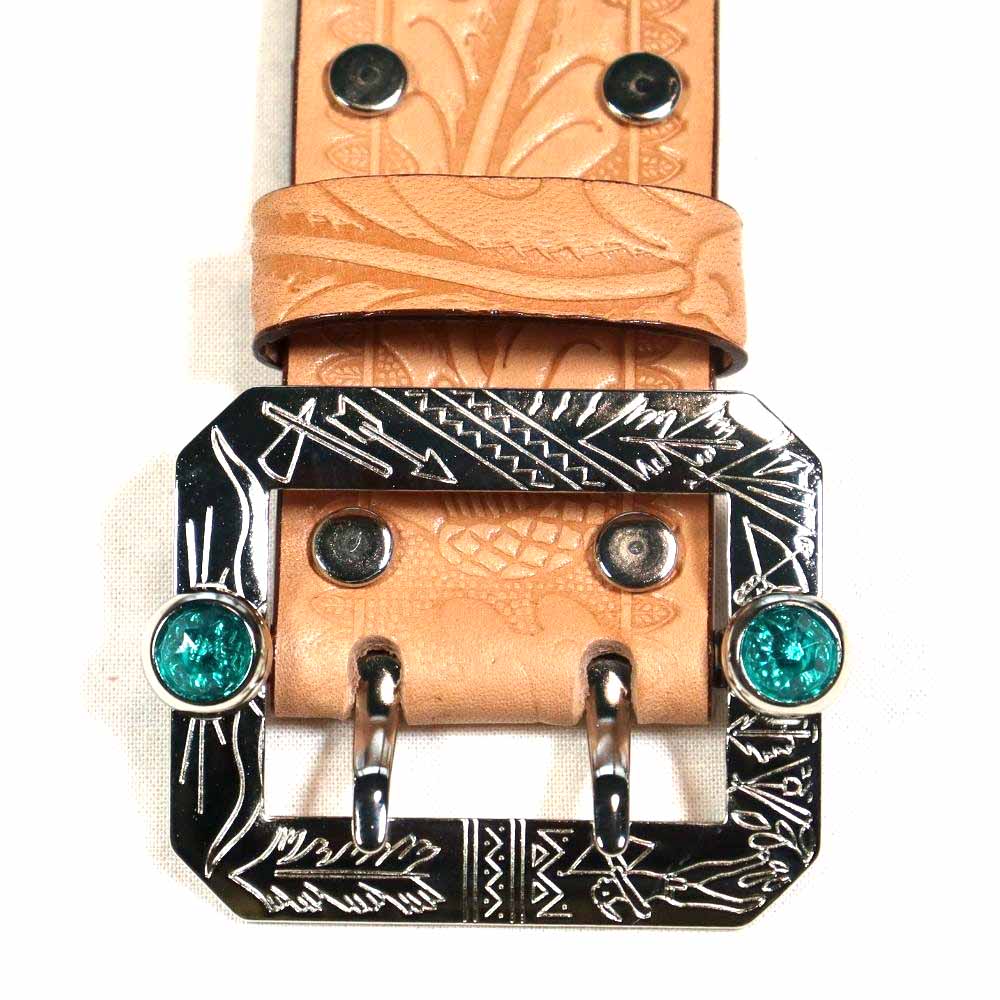 ATTRACTIONS アトラクションズ × ACE WESTERN BELTS Special Collaboration Belts  エースウエスタンベルト スペシャルコラボレーションベルト A20032 スタッズベルト