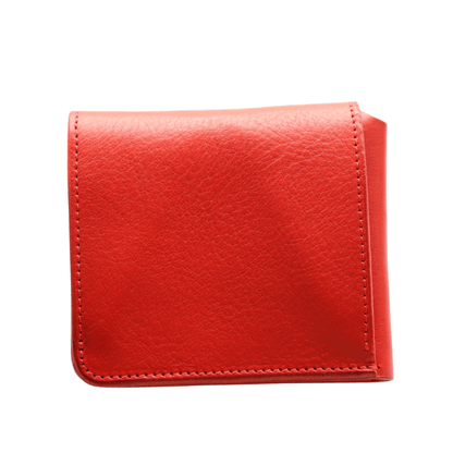 Ikenohata Ginkakuten Cramp Cr-158 Italian Shrink Leather Double Flap Bifold Wallet