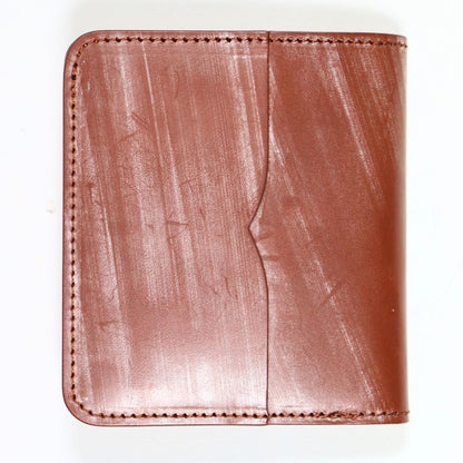 KC's KRB004B Billfold JIB Bridle Leather Bi-fold Wallet that Stores Bills Unfolded, Made in Japan, Goods, Cowhide, Thomas Ware & Sons Bridle Leather Used