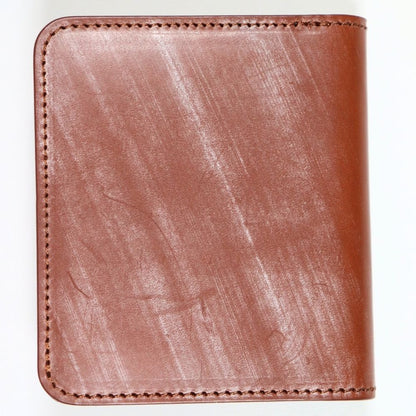 KC's KRB004B Billfold JIB Bridle Leather Bi-fold Wallet that Stores Bills Unfolded, Made in Japan, Goods, Cowhide, Thomas Ware & Sons Bridle Leather Used
