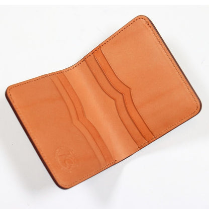 KC's KRB004B Billfold JIB Bridle Leather Bi-fold Wallet that Stores Bills Unfolded, Made in Japan, Goods, Cowhide, Thomas Ware & Sons Bridle Leather Used