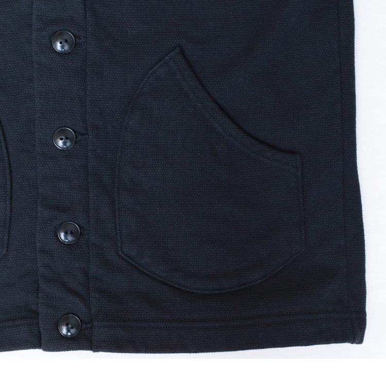DALEE'S by deluxe ware ダリーズ バイ デラックスウエア Racter-20 1930s SHAWL COLLER CARDIGAN ショールカラーカーディガン アートニットカノコ裏毛 カーディガン