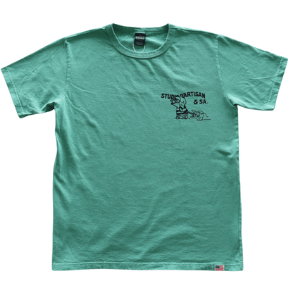 STUDIO D'ARTISAN 8212B USA Cotton Print T-Shirt, Men's Short Sleeve T-Shirt, American Casual Style, US Cotton Body, Dalci Pig Parody Series