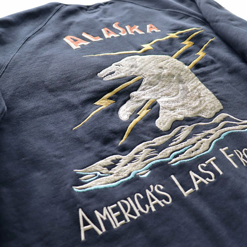 TAILOR TOYO テーラー東洋 SUKA FULL ZIP SWEAT EMBROIDERED ALASKA